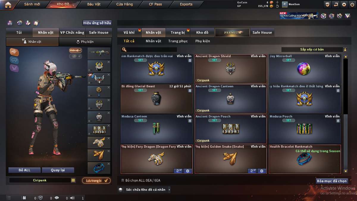 shop acc cf uy tin gia re